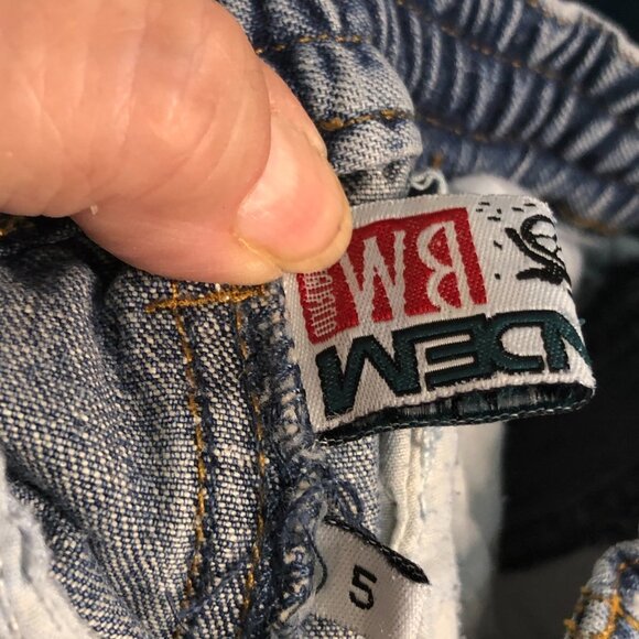 Vintage 1990s TANDEM Boy's No. 62 Indiana Varsity Jeans 5 - Picture 9 of 13